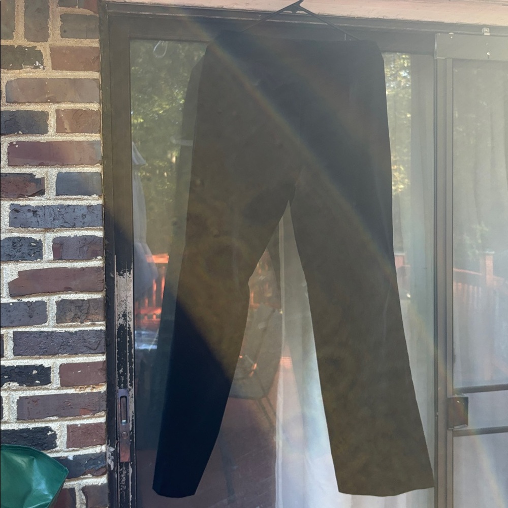 Karen Kane Black Flared Velvet Pants